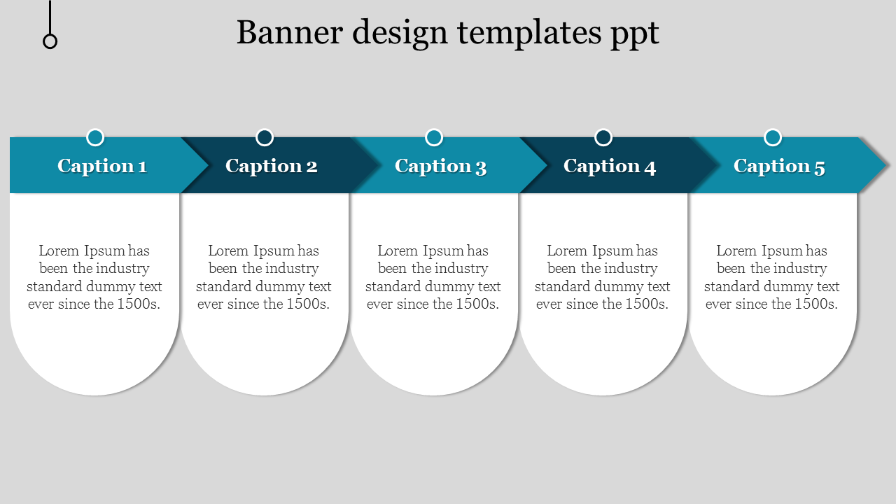 Vibrant Banner Design Presentation Templates